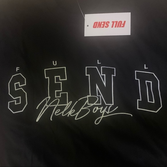 NELK Boys Full Send Black T-shirt - Picture 2 of 3
